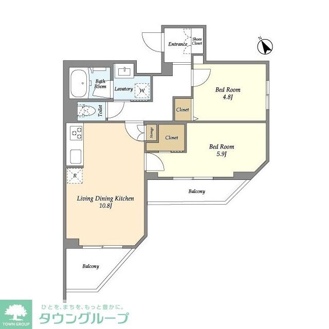 EsTRUTH MAGOMEの物件間取画像