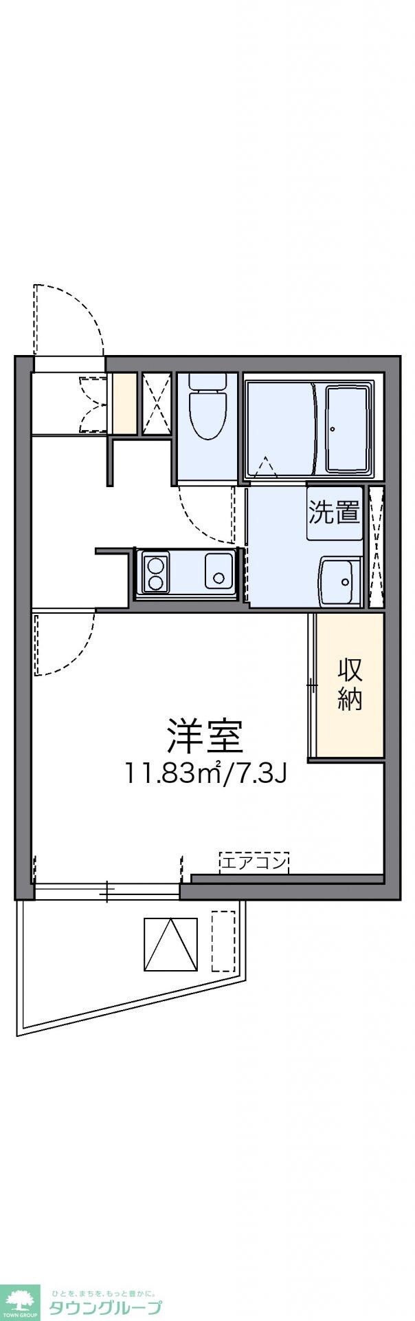 レオネクストルイエ西大井の物件間取画像