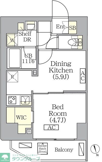 BRICK RESIDENCE 南青山の物件間取画像