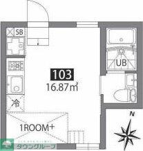 品川テラスの物件間取画像