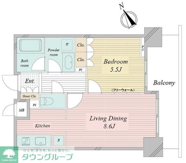 アクティ東仲通りの物件間取画像
