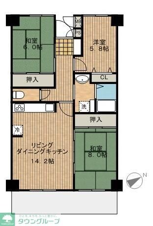 ステラメゾン大森の物件間取画像