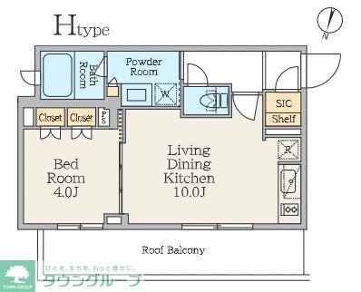 クレストコート池上六丁目の物件間取画像