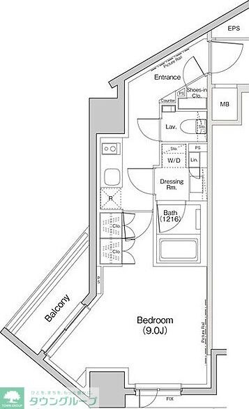 ザ・パークハビオ荏原中延プレイスの物件間取画像