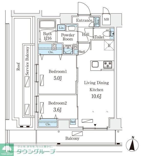 リテラス住吉の物件間取画像