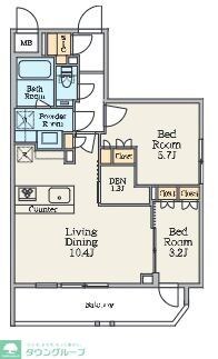 クレストコート池上六丁目の物件間取画像