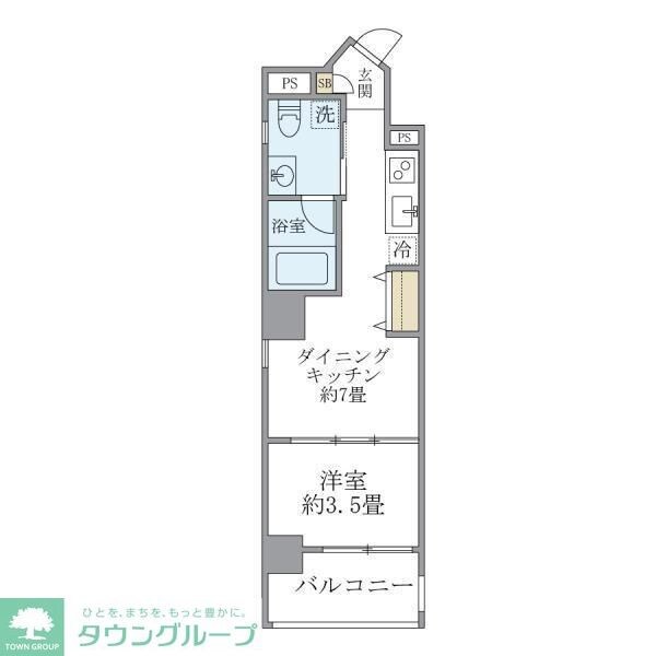 アールプライム大手町の物件間取画像