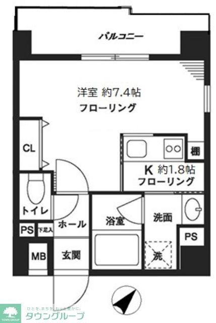 レジデンスみそのの物件間取画像
