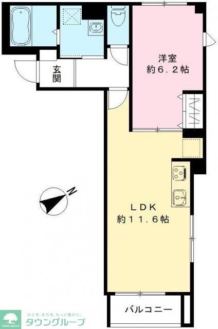 ビューノ品川の物件間取画像