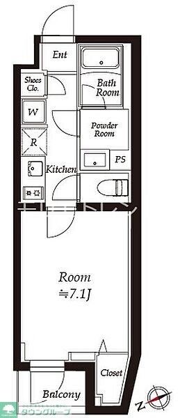 アトリオフラッツ羽田の物件間取画像