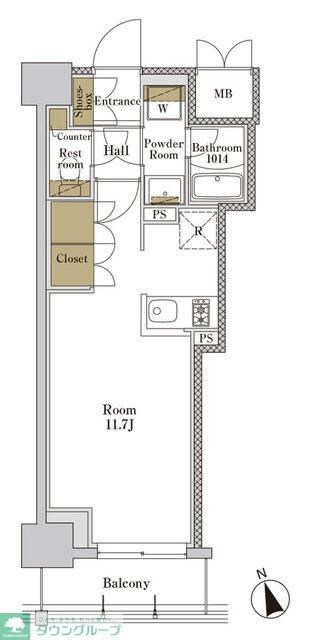 RJRプレシア大森北の物件間取画像