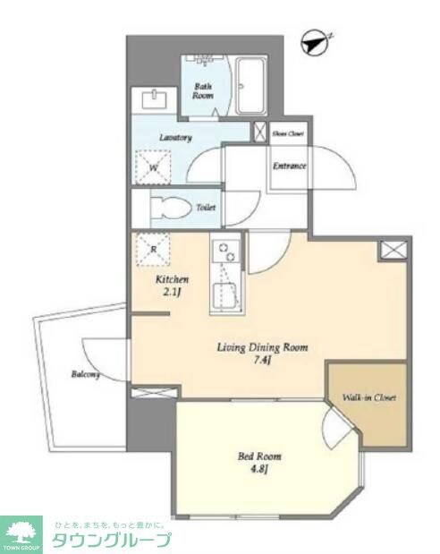 Espoir三田の物件間取画像