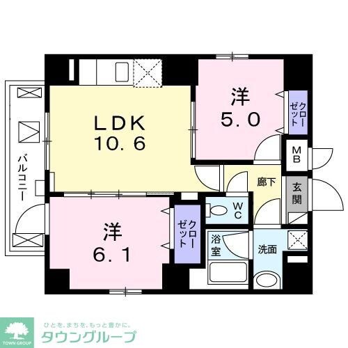 TR白金の物件間取画像
