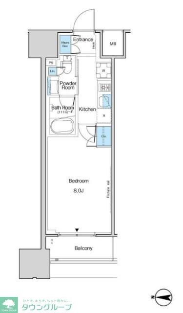 ルフォンブランシェ品川南大井の物件間取画像