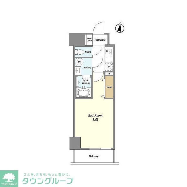 La Douceur大森山王の物件間取画像