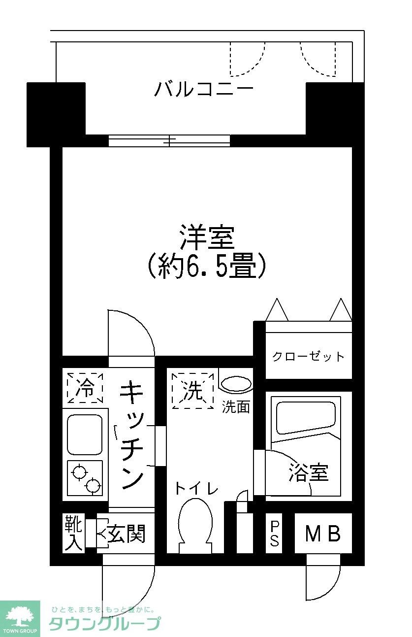 プライムアーバン田町の物件間取画像