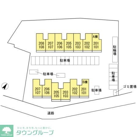 ヒルサイドタウンBの物件内観写真