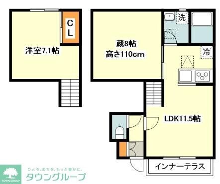 パークヒルズの物件間取画像