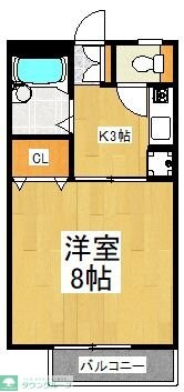カレッタSの物件間取画像