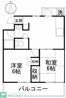 ヒルズ司Iの物件間取画像