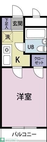 クロノス向ヶ丘の物件間取画像