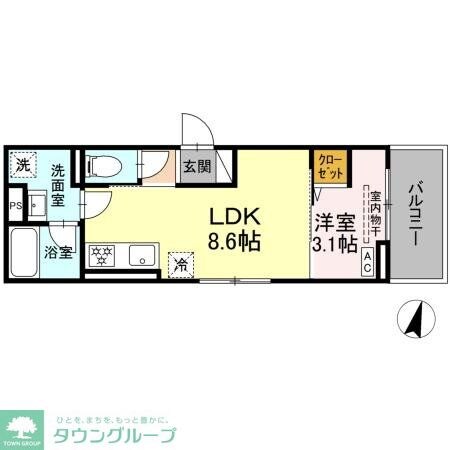 D Paina 登戸新町の物件間取画像
