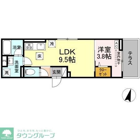 D Paina 登戸新町の物件間取画像