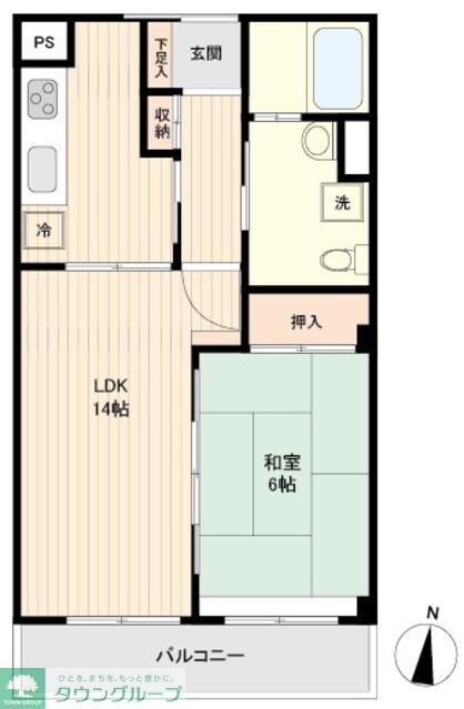 テラス上布田の物件間取画像