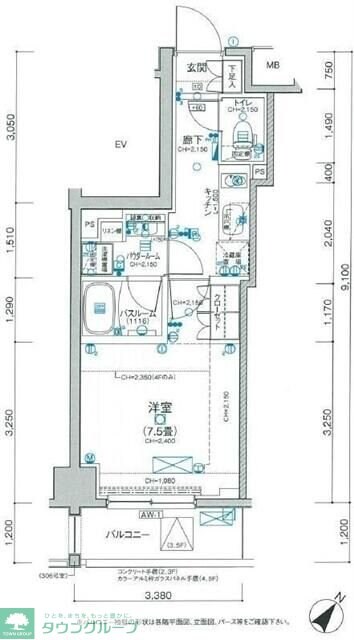 DUO STAGE町田MAXIVの物件間取画像