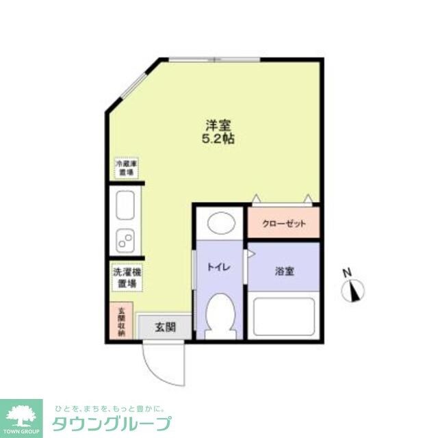 (仮称)ScrubLagoon栗谷3丁目新築アパートの物件間取画像