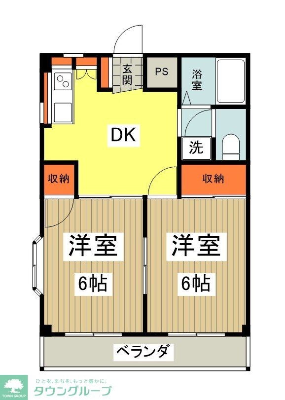 三陽マンションの物件間取画像