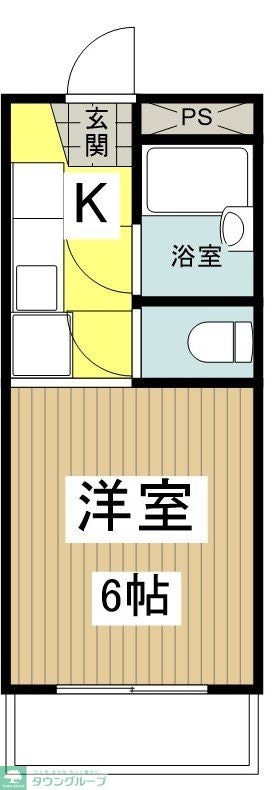 セントラルコーポクロッカス館の物件間取画像