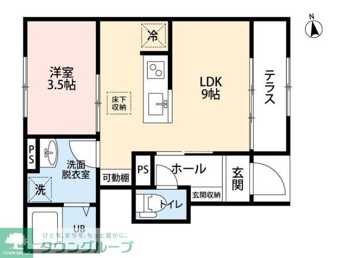 リーブルファイン羽村羽中の物件間取画像
