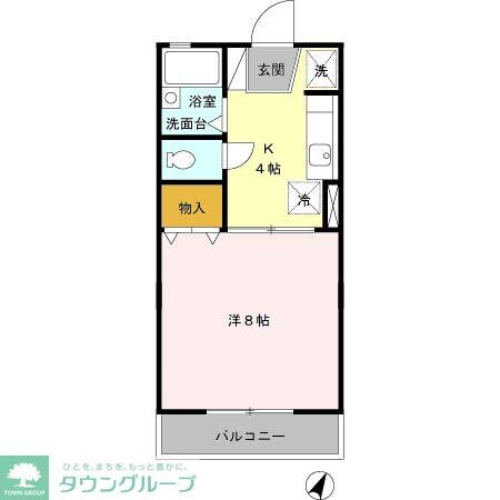 コスモスAの物件間取画像