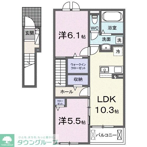 サンリットプレイスの物件間取画像