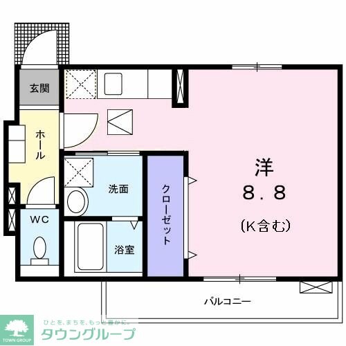 ヴィラ ジャスティスIの物件間取画像