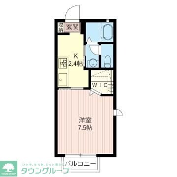 シャーメゾン南大沢の物件間取画像