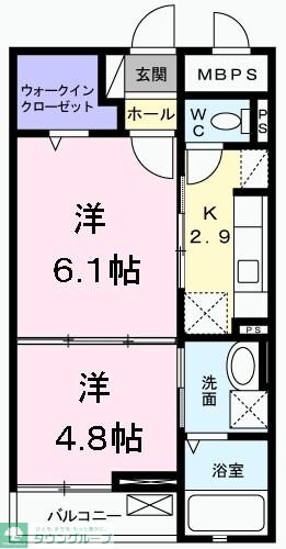 メゾン ソレイユIIの物件間取画像