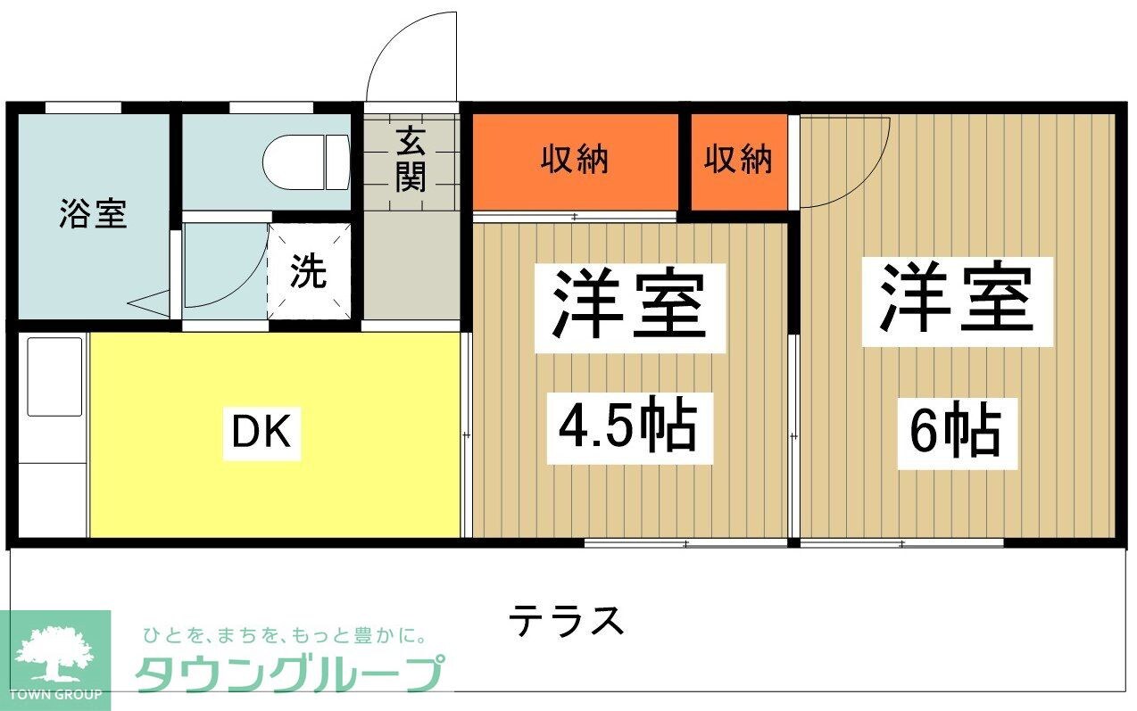 グリーンピア森栄の物件間取画像