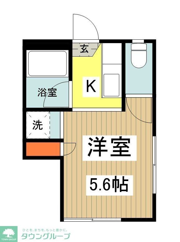 グリーンフィールドの物件間取画像