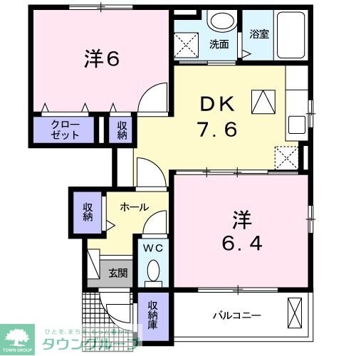 フルト モーアAの物件間取画像