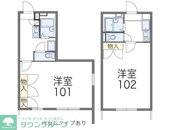 レオパレスピアの物件間取画像