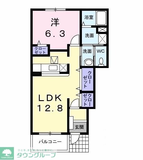 シードパレスの物件間取画像