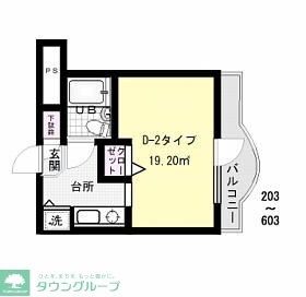 Queens Academiaの物件間取画像