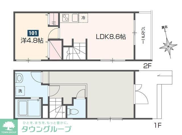 MELDIA茅ヶ崎の物件間取画像