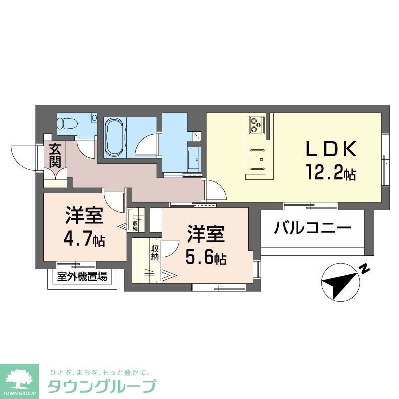 レフィシア腰越の物件間取画像