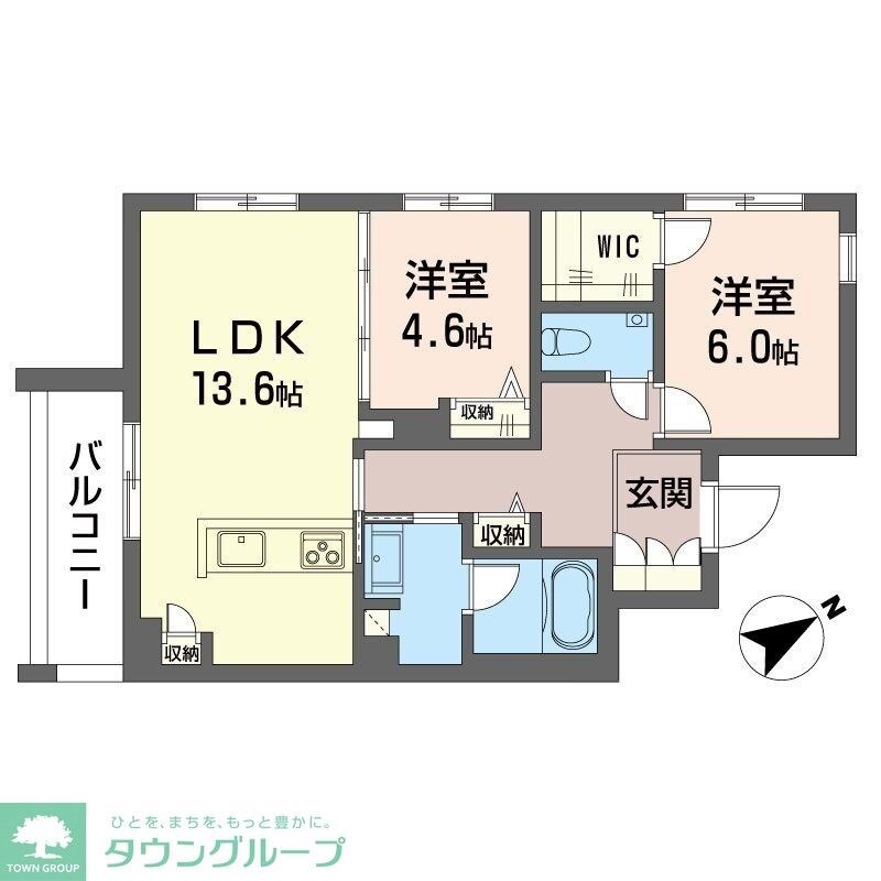 レフィシア腰越の物件間取画像