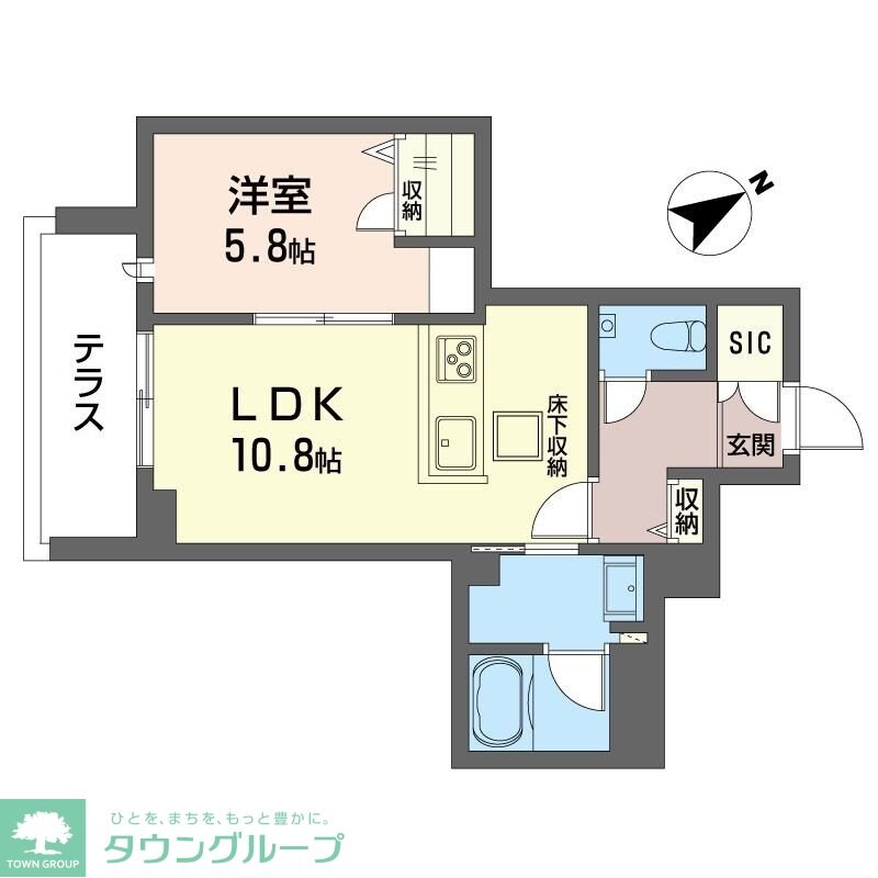 レフィシア腰越の物件間取画像