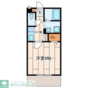 メルベーユ鵠沼の物件間取画像