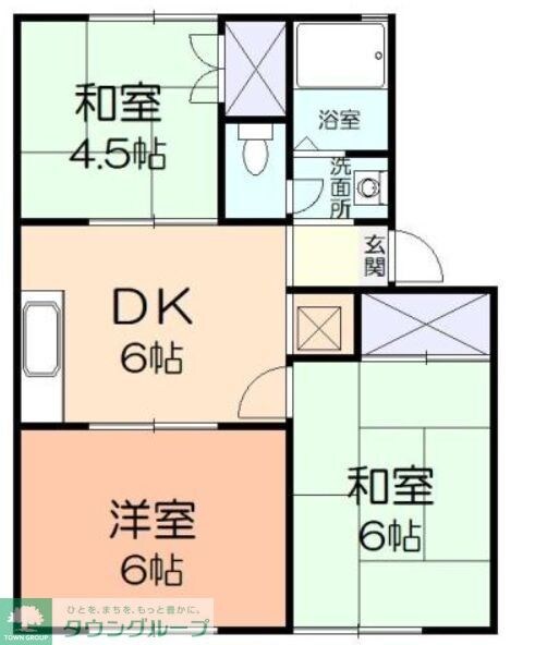 パインツリーIの物件間取画像